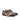 DapperFam Monaco in Tweed / Dark Brown Men's Sartorial & Italian Leather Double Monk in Tweed / Dark Brown