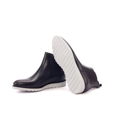 DapperFam Monza in Black Men's Italian Leather Chelsea Boot