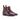 DapperFam Monza in Burgundy Men's Italian Croco Embossed Leather Chelsea Boot in Burgundy