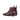 DapperFam Monza in Dark Brown / Burgundy Men's Italian Croco Embossed Leather Chelsea Boot