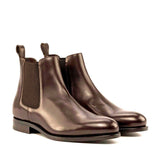 DapperFam Monza in Dark Brown Men's Italian Leather Chelsea Boot — Style 5028