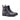 DapperFam Octavian in Black Men's Italian Leather & Italian Pebble Grain Leather Buckle Boot in Black