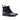 DapperFam Octavian in Black Men's Italian Suede & Italian Pebble Grain Leather Buckle Boot in Black