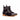 DapperFam Octavian in Black Men's Lux Suede & Italian Leather Buckle Boot Black