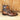 DapperFam Octavian in Brown / Denim Men's Hand-Painted Patina Buckle Boot in #color_