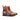 DapperFam Octavian in Med Brown / Navy Men's Italian Leather Buckle Boot in Med Brown / Navy