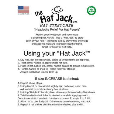 DapperFam Original Hat Jack 2-Way Hat Stretcher