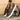 DapperFam Riviera in Black / Herringbone Men's Italian Croco Embossed Leather & Sartorial Monk Sneaker