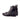 DapperFam Rohan in Black / Dark Grey Men's Flannel & Italian Leather Jodhpur Boot