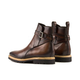 DapperFam Rohan in Cognac Men's Italian Leather Jodhpur Boot