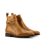 DapperFam Rohan in Cognac Men's Italian Leather Jodhpur Boot — Style 3737