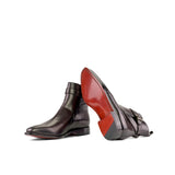DapperFam Rohan in Dark Brown Men's Italian Leather Jodhpur Boot
