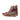 DapperFam Rohan in Med Brown / Light Grey Men's Flannel & Italian Leather Jodhpur Boot in #color_