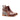 DapperFam Rohan in Med Brown / Light Grey Men's Flannel & Italian Leather Jodhpur Boot in Med Brown / Light Grey