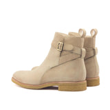 DapperFam Rohan in Taupe Men's Italian Suede Jodhpur Boot