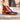 DapperFam Valiant in Burgundy / Med Brown / Navy Men's Italian Leather Military Brogue in Burgundy / Med Brown / Navy
