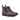 DapperFam Valiant in Herringbone / Dark Brown Men's Sartorial & Italian Leather Military Brogue in Herringbone / Dark Brown