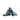 DapperFam Valiant in Turquoise Men's Hand-Painted Patina Military Brogue