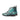 DapperFam Valiant in Turquoise Men's Hand-Painted Patina Military Brogue