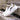 DapperFam Versado in White / Light Grey Men's Italian Suede Slip On