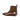 DapperFam Vittorio in Med Brown / Fire Men's Lux Suede & Hand-Painted Patina Balmoral Boot in