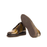 DapperFam Vivace in Tobacco Men's Hand-Painted Patina Chukka