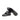 DapperFam Zephyr in Black / Grey Men's Italian Suede & Hand-Painted Patina Longwing Blucher