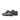DapperFam Zephyr in Black / Grey Men's Italian Suede & Hand-Painted Patina Longwing Blucher