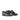 DapperFam Zephyr in Black / Grey Men's Italian Suede & Hand-Painted Patina Longwing Blucher in Black / Grey