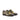 DapperFam Zephyr in Khaki / Olive Men's Hand-Painted Patina Longwing Blucher in Khaki / Olive