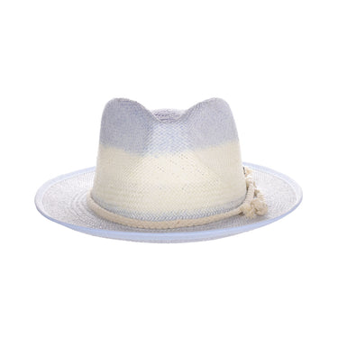 DapperFam The Hyde Park Hand-Dyed Straw Fedora Hat