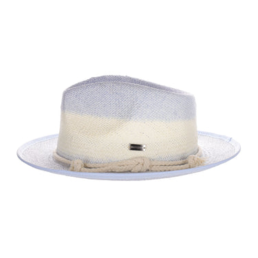 DapperFam The Hyde Park Hand-Dyed Straw Fedora Hat