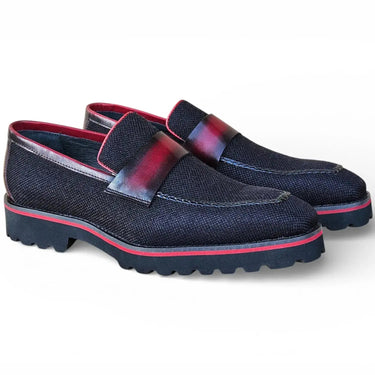 Denim Loafer in Lug Sole