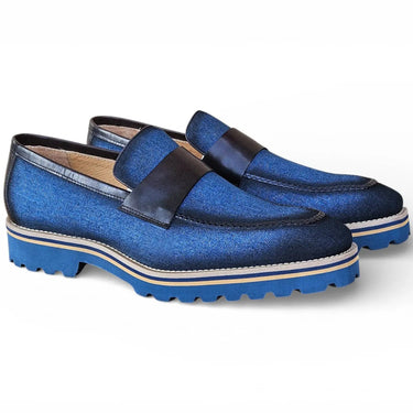 Denim Loafer in Lug Sole