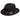 Dobbs Boulevard Center Dent Wool Felt Homburg in Black
