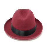 Dobbs Boulevard Center Dent Wool Felt Homburg