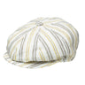 Dobbs Brawley Linen Blend Ivy Cap in White / Yellow Mix #color_ White / Yellow Mix