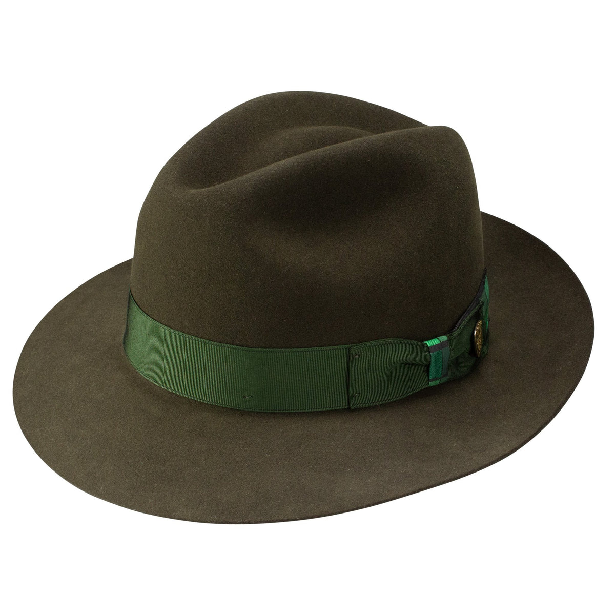 Dobbs Cubed Wool Felt Fedora Hat | DAPPERFAM display picture 1