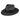Dobbs Estate (Straw) Shantung Straw Wide Brim Fedora in Black #color_ Black