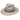 Dobbs Estate (Straw) Shantung Straw Wide Brim Fedora in Silver #color_ Silver