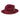 Dobbs Holloway Wool Felt Pinch Front Fedora in Ox Blood