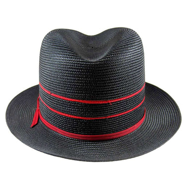 Dobbs Horatio Two-Tone Center Dent Fedora in #color_