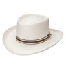 Dobbs Kingston Shantung Straw Gambler Hat in Natural #color_ Natural