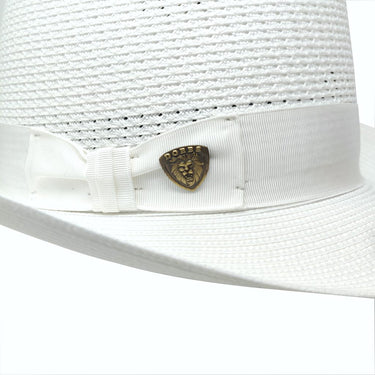 Dobbs Madison Vented Center Dent Milan Straw Fedora