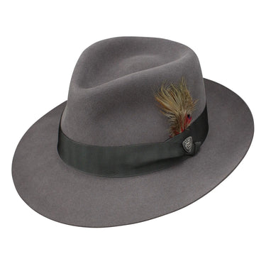 Dobbs Prescott Wool and Fur Felt Fedora in Caribou