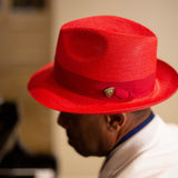 Dobbs Rosebud Milan Straw Fedora