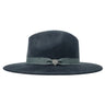 Dobbs Shade Wool Felt Pinch Front Wide Brim Fedora in Blue Mix #color_ Blue Mix