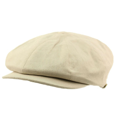 Dobbs Wellington Linen Ivy Cap in Natural