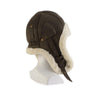 Dorfman Vail Weathered Cotton Trapper Hat in Brown #color_ Brown