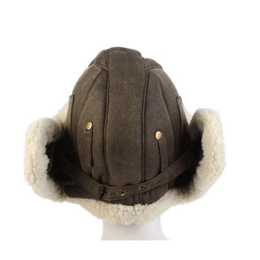 Dorfman Vail Weathered Cotton Trapper Hat in #color_